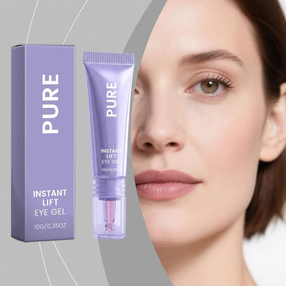PURE Instant Lifting Eye Cream Gel - Collagen Firming Anti Dark Circles Remove Eye Bags Wrinkle Care Eye Massager Skincare