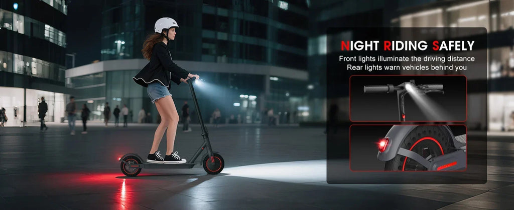 350W Electric Scooter for Adults 19mph Top Speed 21 Miles Max Range Foldable E-Scooter with 8.5'' Tires Double Shock System APP Control