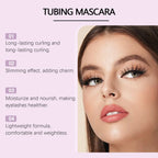 Black Brown Mascara Lengthens Eyelashes Curling Natural Fast Dry Silk Fiber Matte Waterproof Eye Lashes Makeup Mascara Comestics