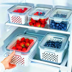 6-Piece Fresh-Lock Fridge Storage Containers