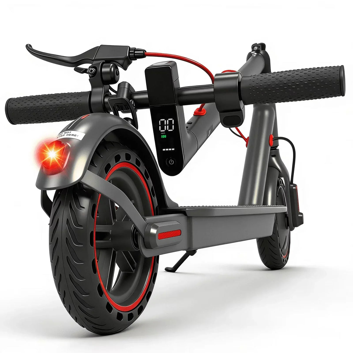350W Electric Scooter for Adults 19mph Top Speed 21 Miles Max Range Foldable E-Scooter with 8.5'' Tires Double Shock System APP Control