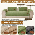 Anti-Slip Chenille Sofa Cover — Non-Slip, Pet-Friendly Couch & Cushion Protector, All Seasons