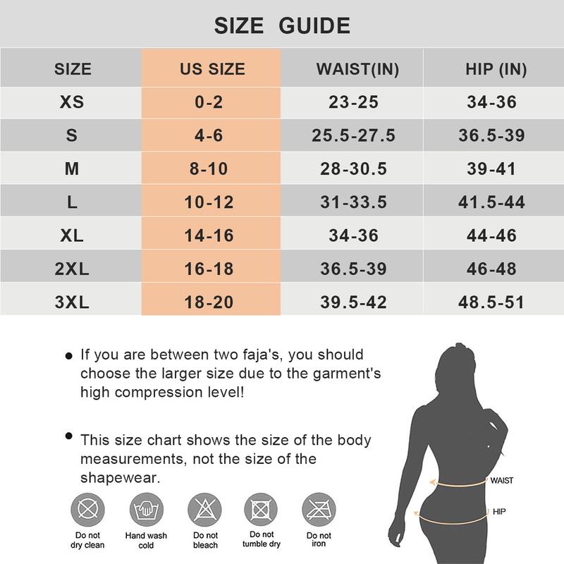 YIANNA V-Shaped Tummy Control Shapewear for Women with Zipper Closure