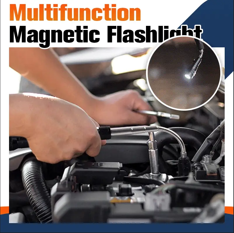 Extendable Magnetic Pick-Up Tool with Bright LED Light