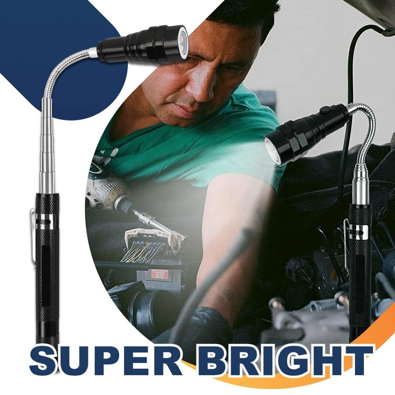 Extendable Magnetic Pick-Up Tool with Bright LED Light